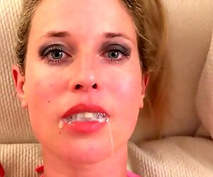 Blond German MILF Cumshot Compilation
