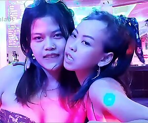 Thai Pattaya Bargirls French Kissing (October 10 2020, Pattaya)