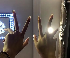 Long Natural Nails Light Show