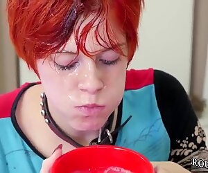 Touch ass in bus and hardcore latex bondage Cummie, the Painal Cum Cat