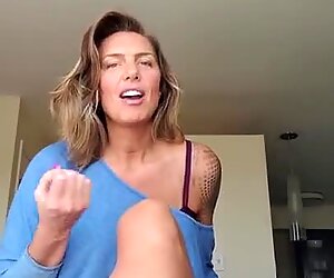 Mikayela Miles huge feet tease