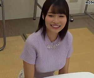 the japanese girl with natural tits